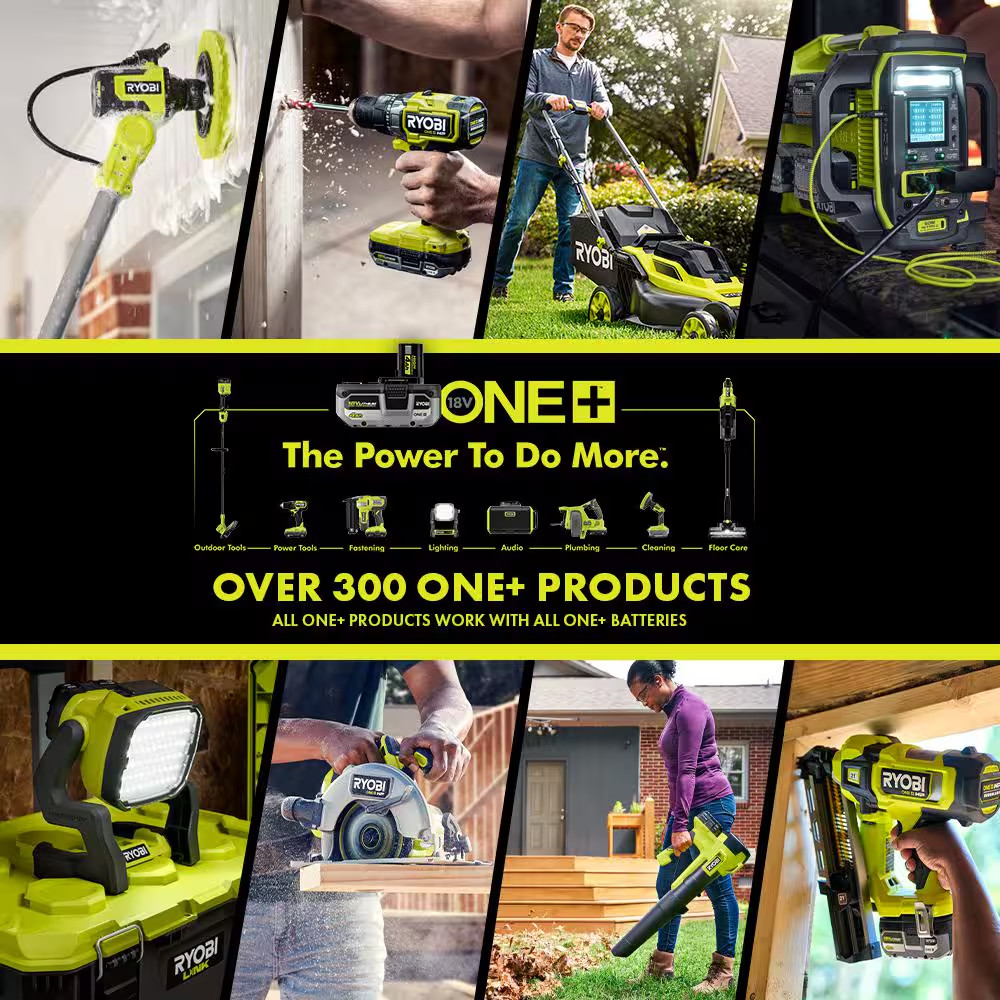 ONE+ 18V Patio Cleaner with Wire Brush Edger (Tool Only)