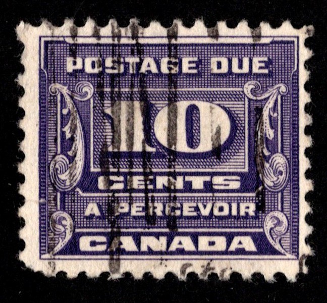 Canada Scott J14 Used.