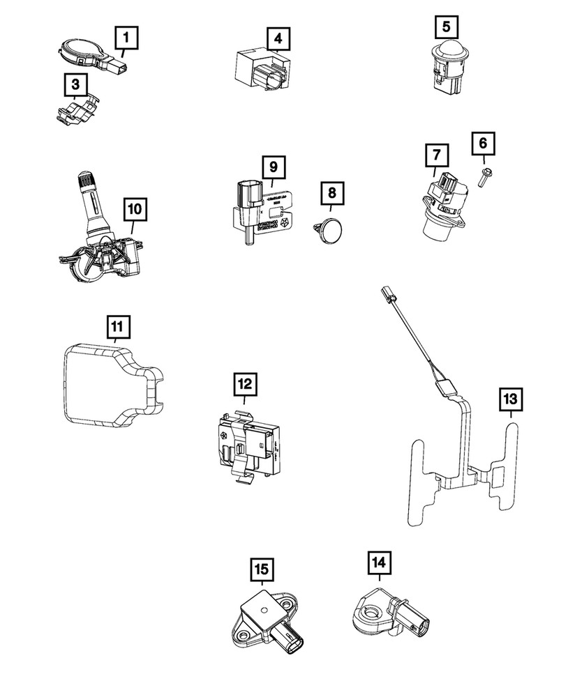 Genuine Mopar Rain Sensor 56046503AA