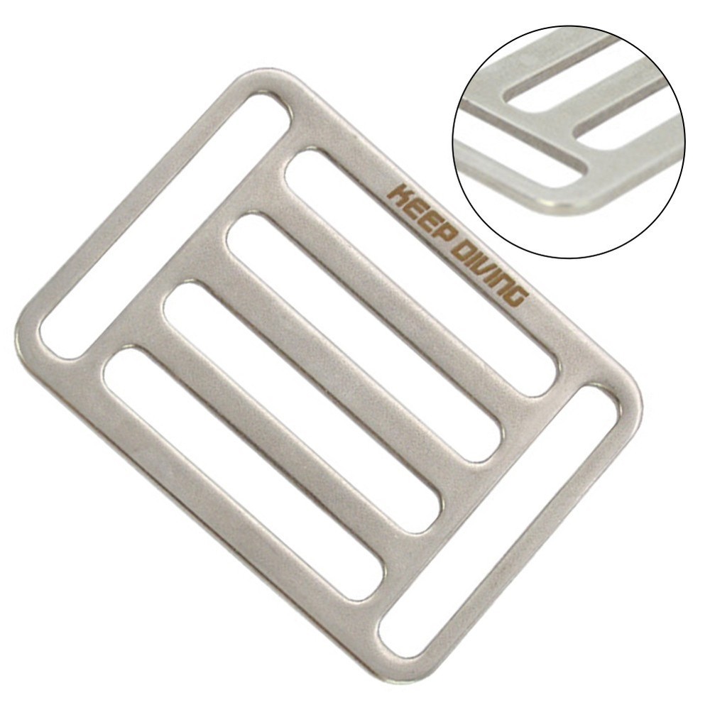 Convenient Sidemount Buckle Webbing Harness Keeper for Diving Applications