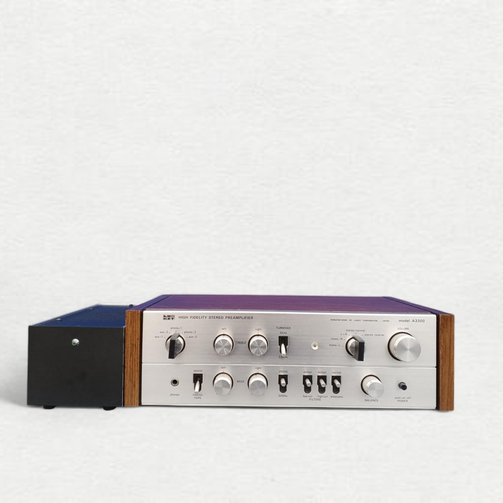 LUXKIT A3300 Stereo Control Amplifier Serviced Vintage Preamp Fully Functional