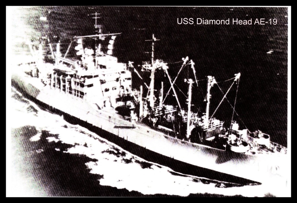 Postcard USS Diamond Head AE-19 LP1