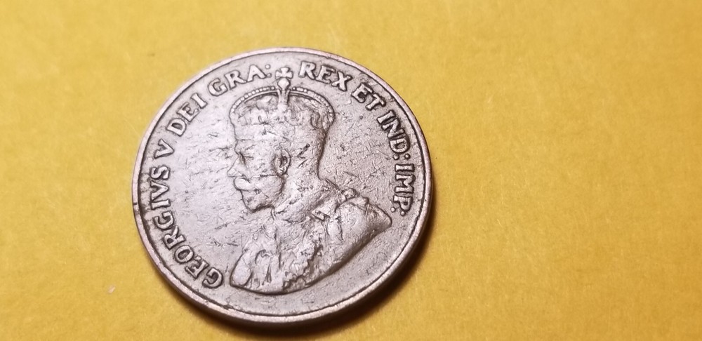 Rare Canada 1925 Small Cent Penny Id1.