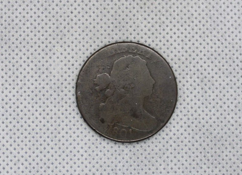 1801 Large One Cent Coin Normal Reverse