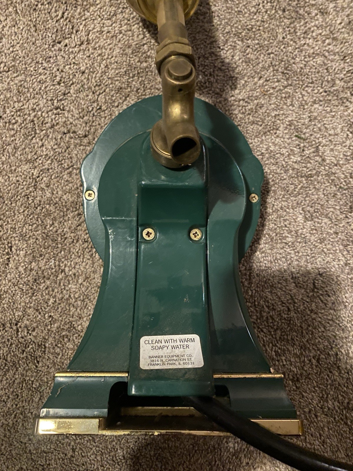 Murphy's Irish Amber Brass Beer Tap Handle & Faucet Assembly