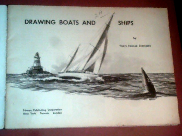 VINTAGE 1959 PITMAN 7 DRAWING BOATS & SHIPS-Soderberg PB