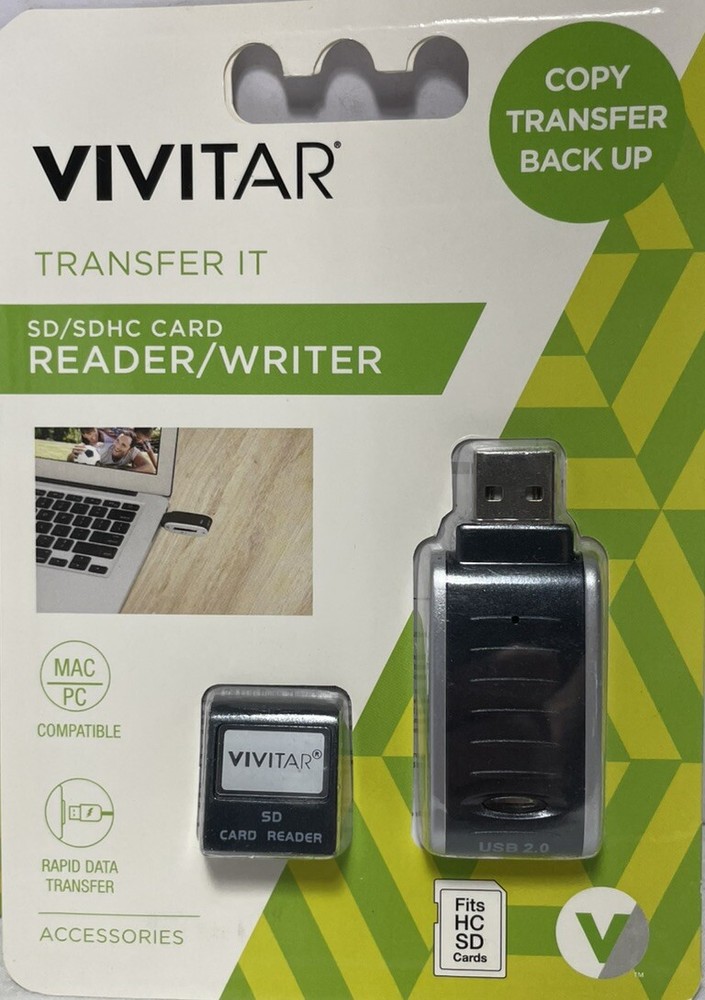 Vivitar Connect It Card Reader & Vivitar Transfer It Card Reader/Writer