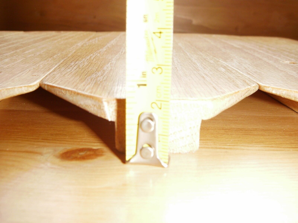 Wine glass under counter holder solid oak wood