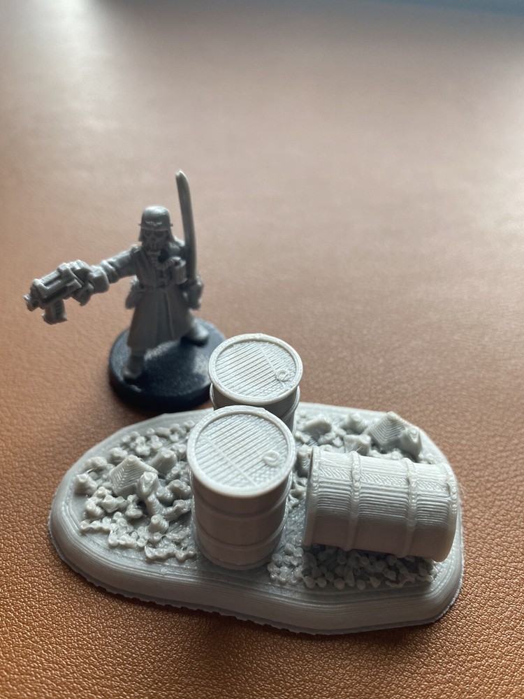 Warhammer 40k Terrain - 3D printed Barrels, 2 pack