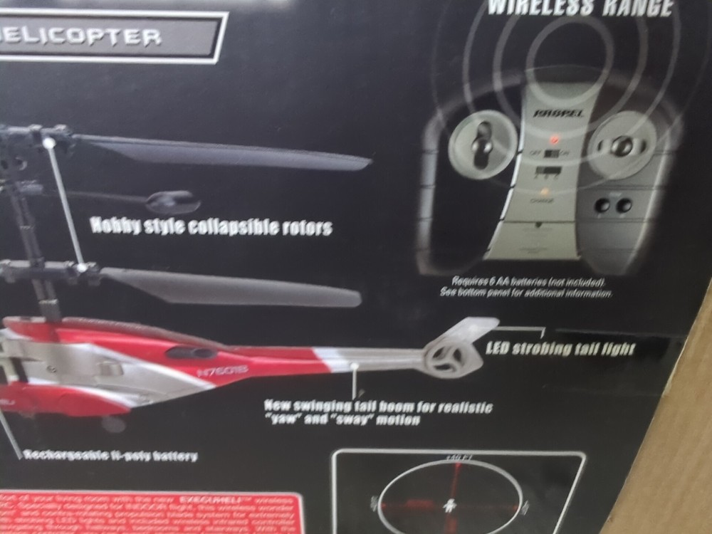 🚁🚁Execuheli Wireless Indoor Helicopter NIB🚁🚁