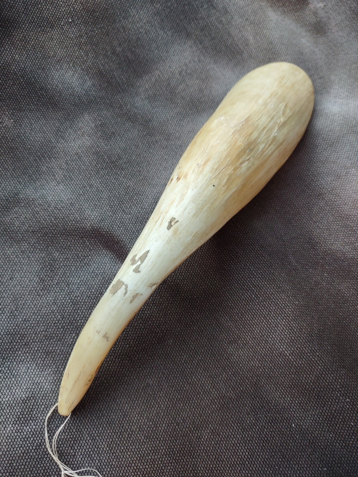 Sioux Sheep Horn Spoon Antique Plains Spoon Goat Horn Scoop Carving 1890