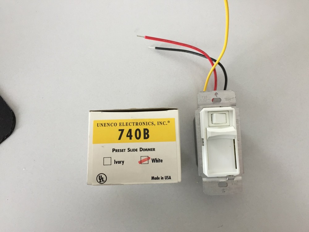 UNENCO ELECTRONICS 740B PRESET SLIDE DIMMER