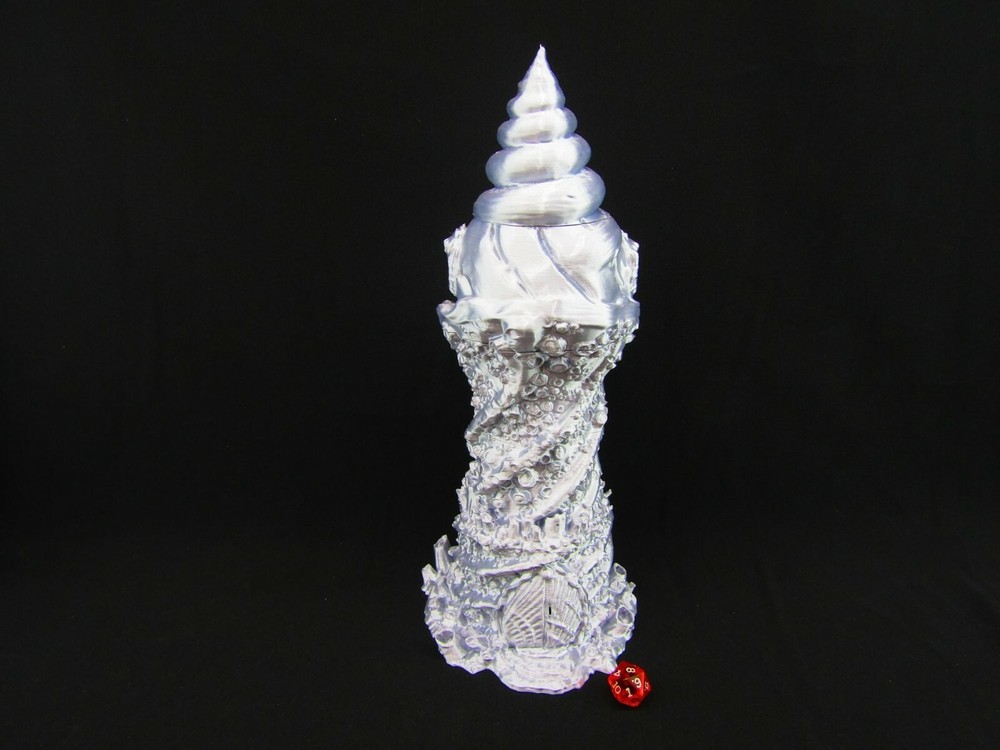Wizards Sea Shell Tower Scatter Terrain Scenery 3D Printed Mini Miniature Model