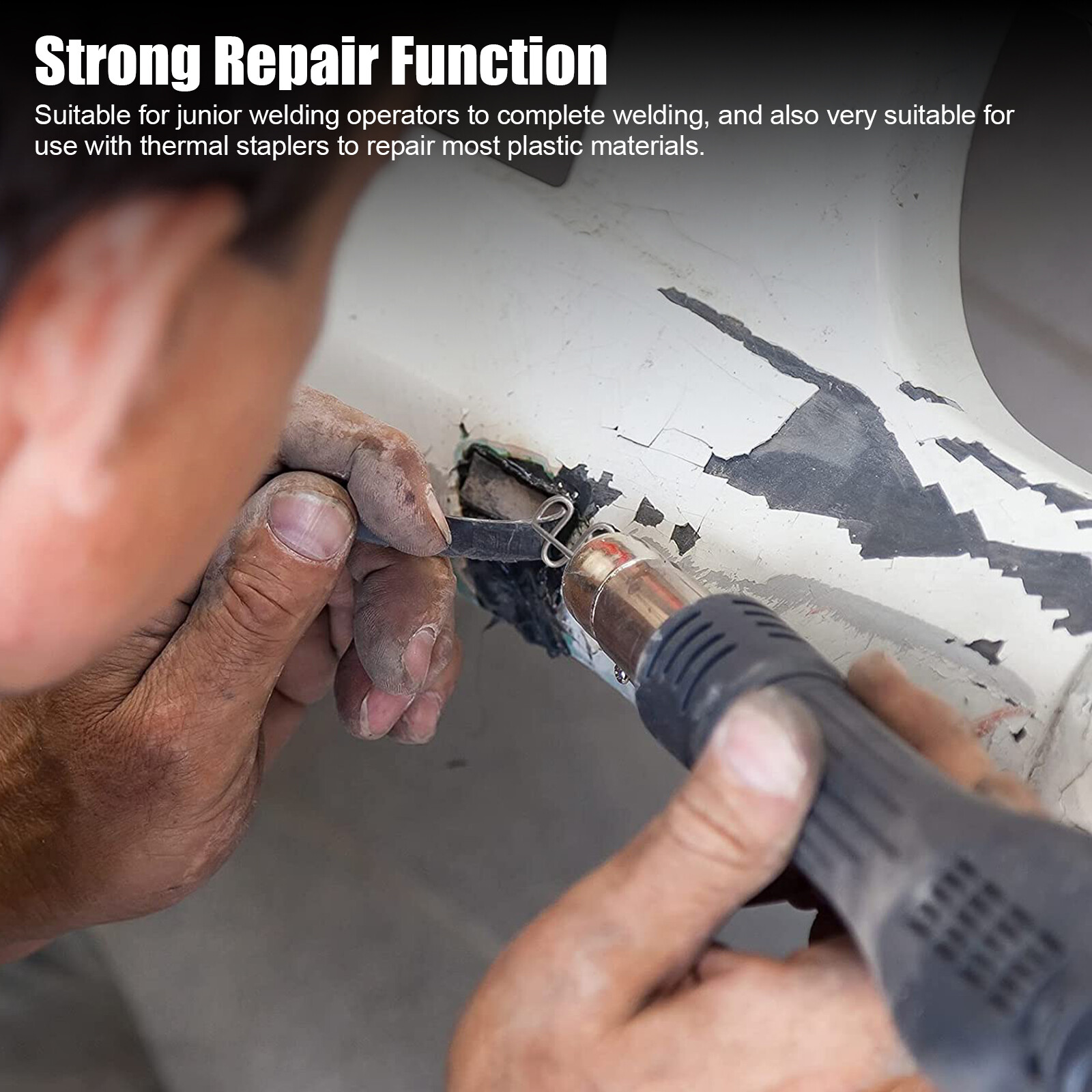 Stainless Steel Hot Staple Welding Car Bumper Fender Welder Stapler Repair Kit