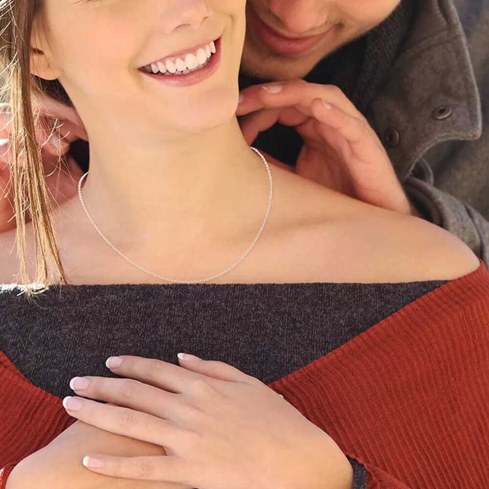 100pcs Wholesale Stainless Steel Silver Tone Necklace for DIY Jewelry Chains US