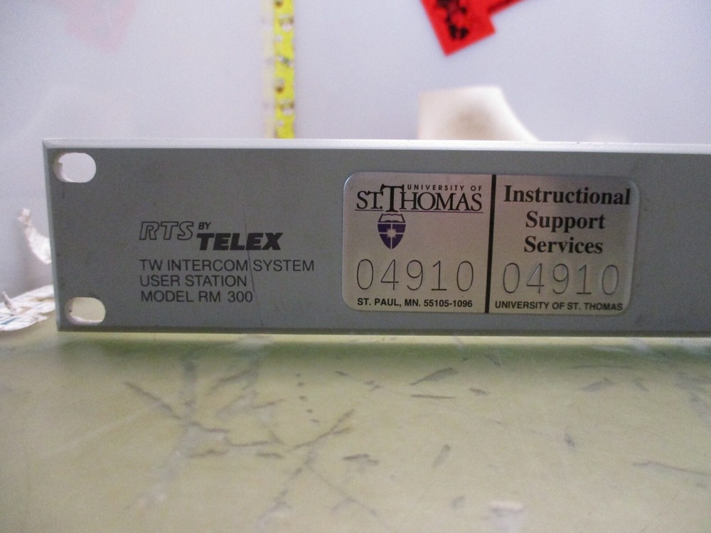 RTS Telex TW Intercom System User Station RM 300 (#5)[4*ZZ-21]