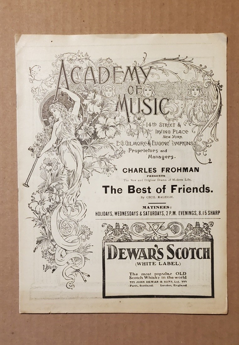 2192----1903/04 Academy of Music programs lot of 4 NYC