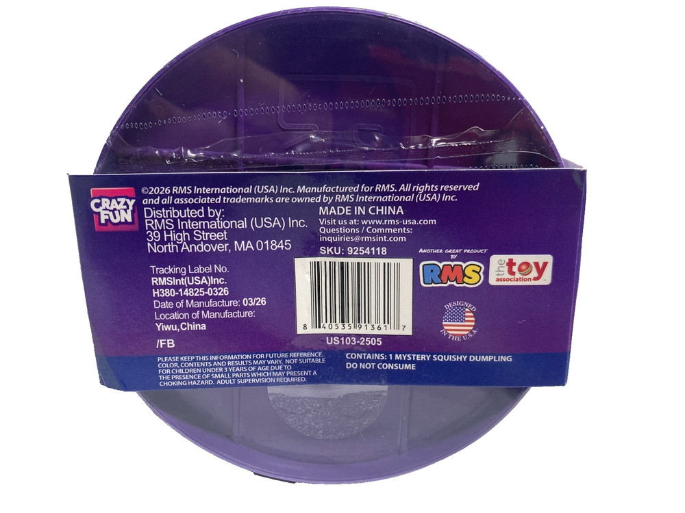 Crazy Fun Squishy Bun Galaxy Edition Original Mystery Dumpling 5-Below