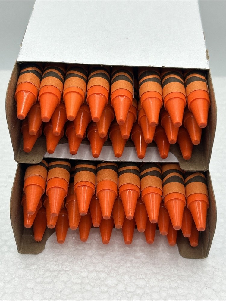 (48) Crayola Crayons (vivid tangerine) BULK