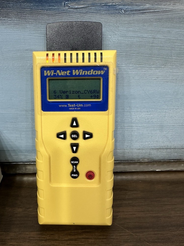 Wi-Net Window Wireless Network Analyzer Scanner Pinger Tester WP150 Test