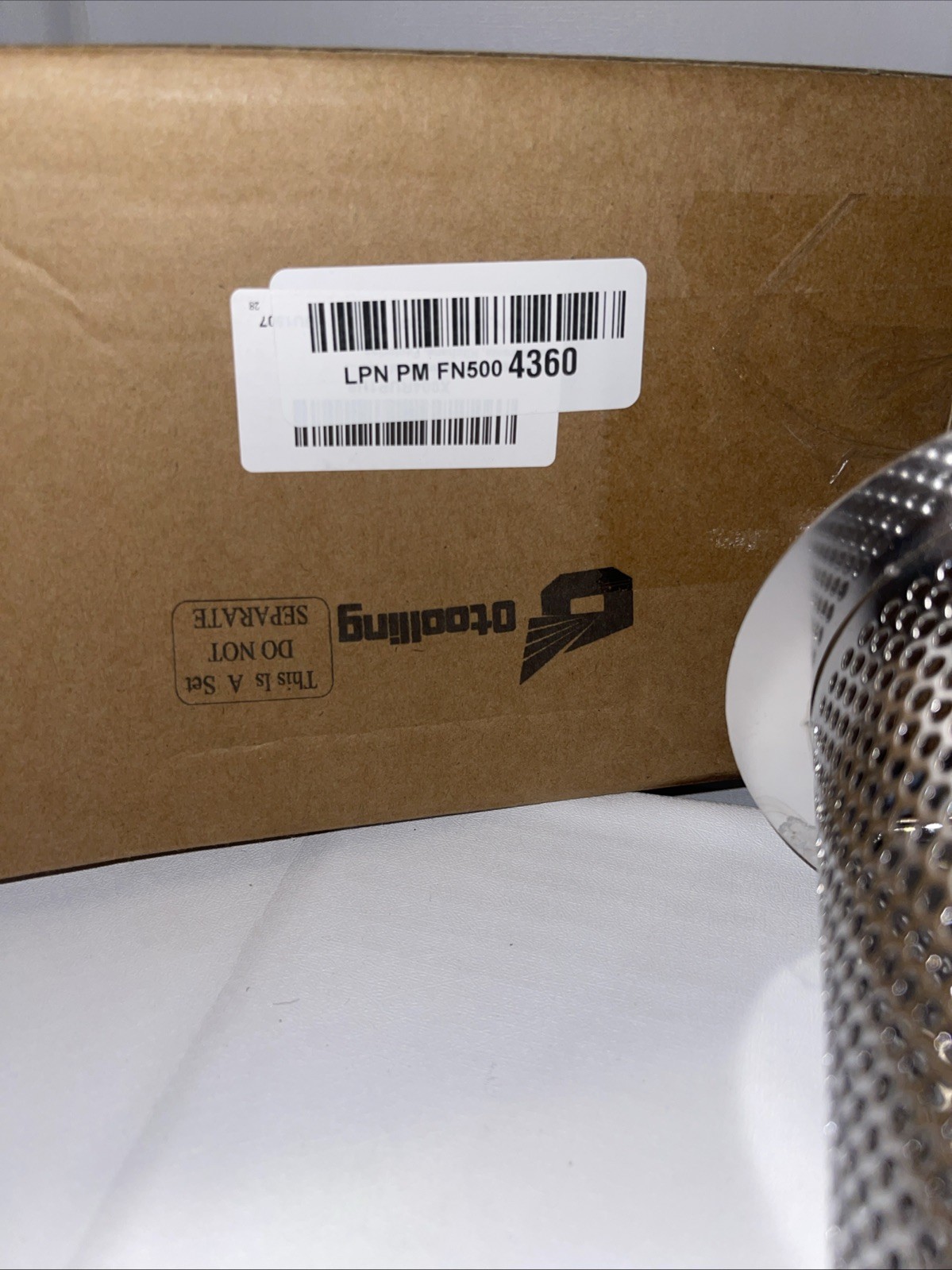 4" Diameter Commercial Floor Drain Strainer 6" Tall Perforated New
