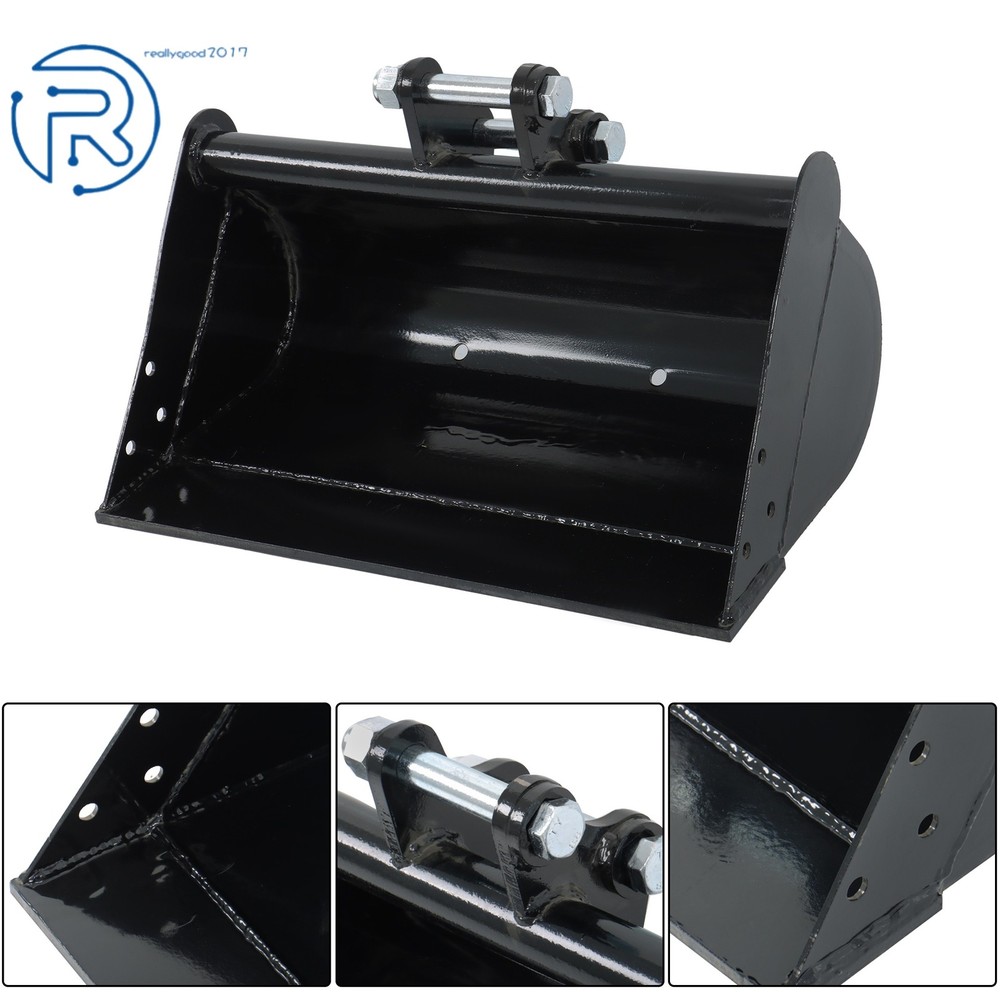 600mm Plain Flat Bucket Grading Attachment for Mini Excavator
