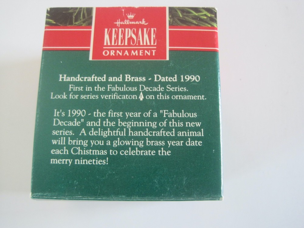 Hallmark Keepsake Ornament Fabulous Decade w/ Box 1990