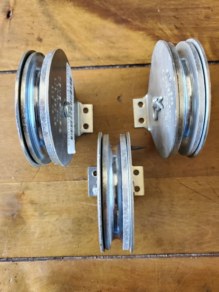 3 Heavy Duty Deuer 3" Fixed Flange Blocks 650# Rigging