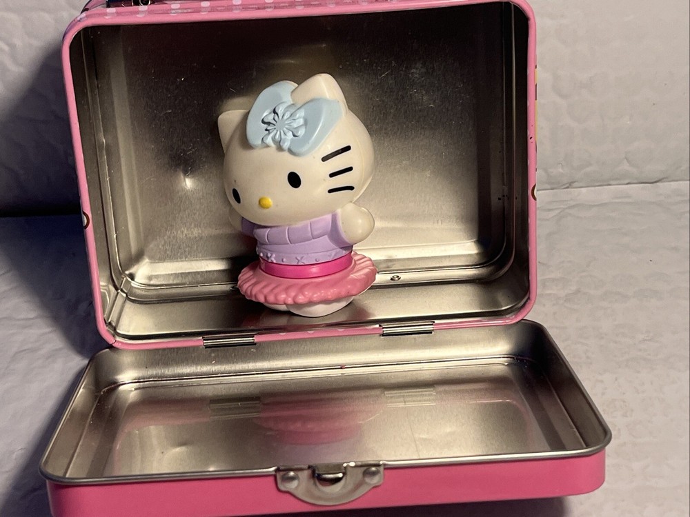 Hello Kitty Sanrio Pink Mini Lunch Box Plus Toy