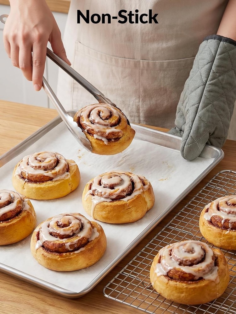 Versatile 8x12 Inch Parchment Paper, 200 Non-Stick Baking Sheets for All Needs