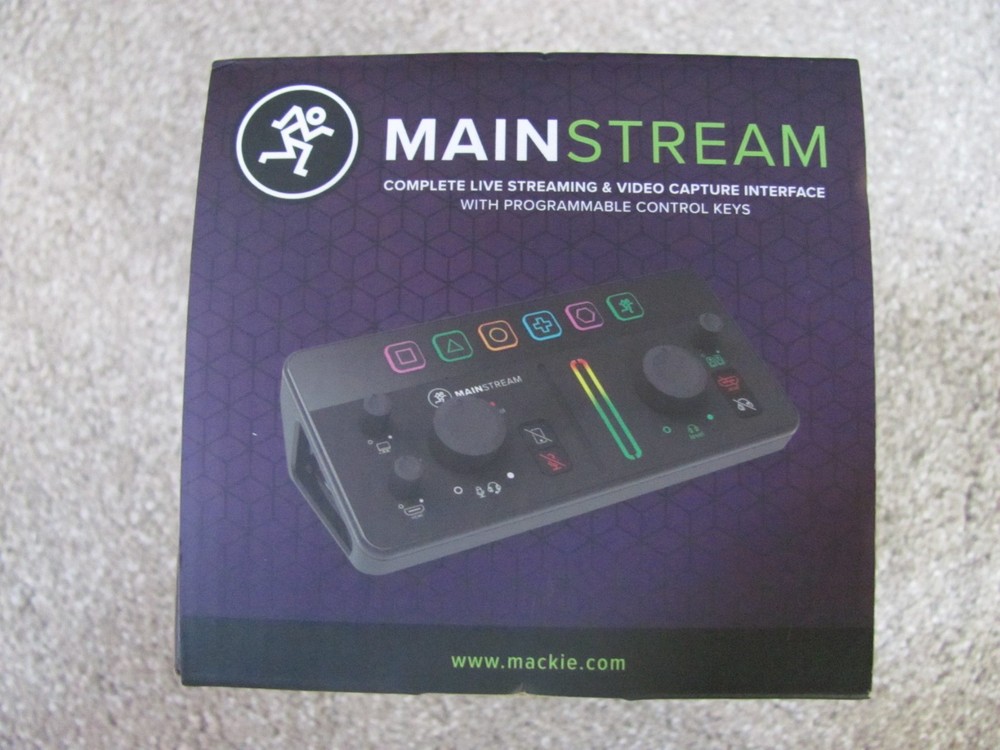 New Mackie MainStream Complete Live Streaming and Video Capture Interface