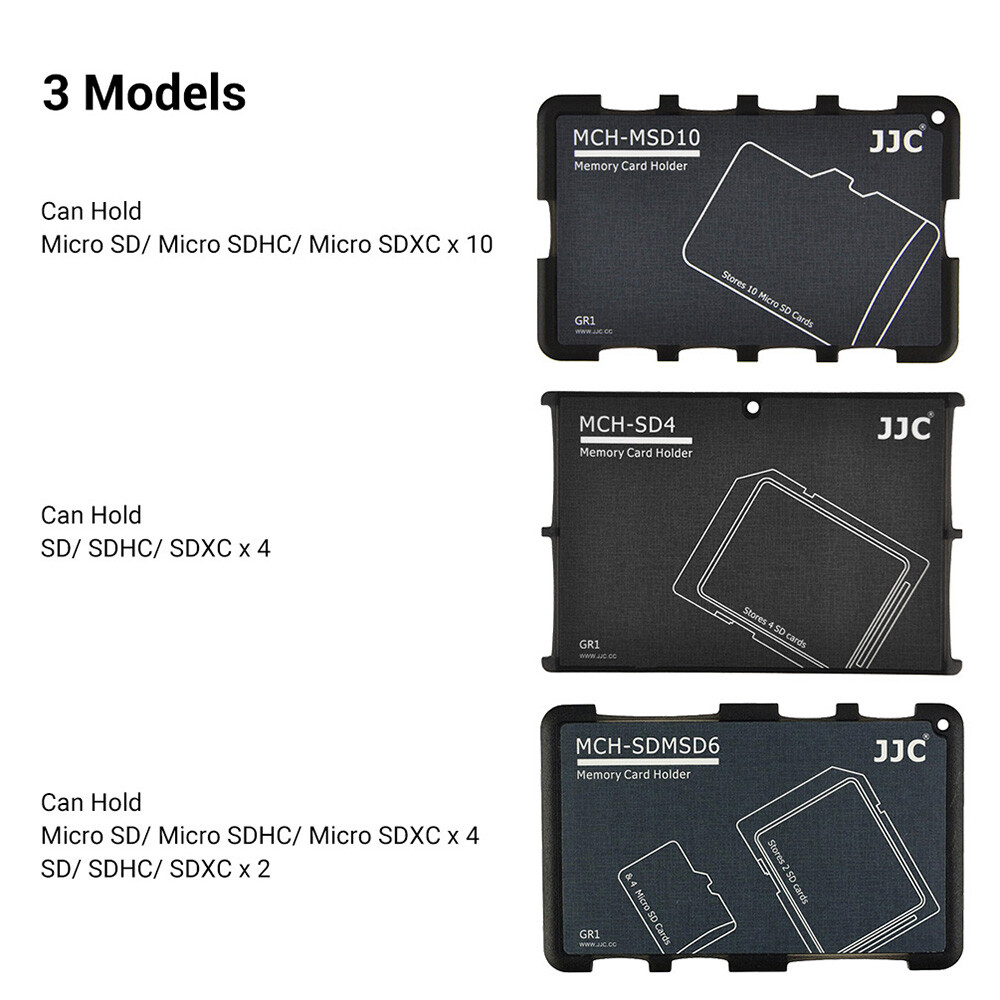 Portable Thin Memory Card Holder SD Card Storage Case for SD Micro SD TF Cards