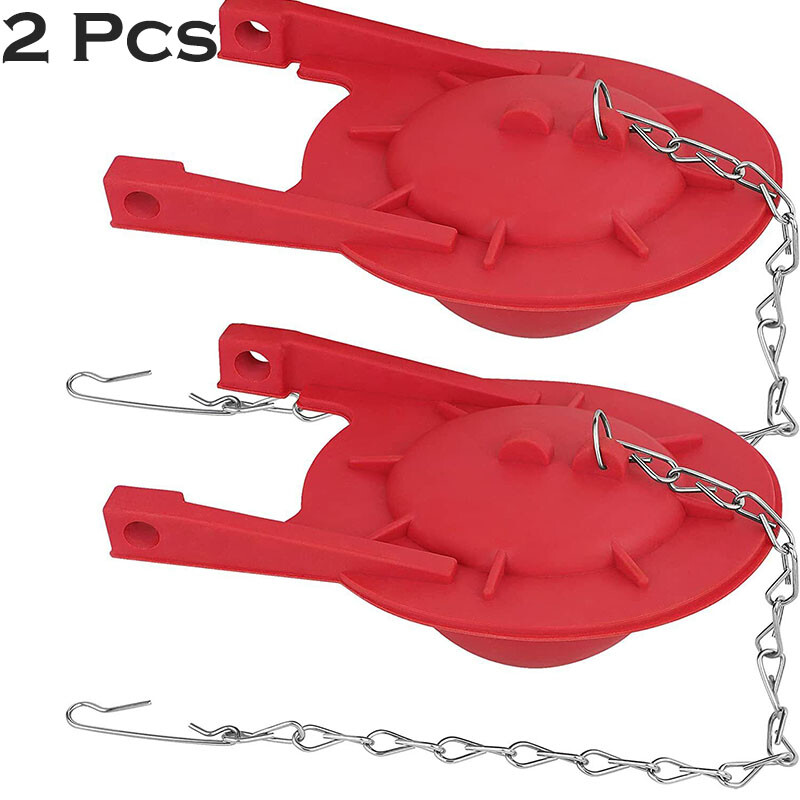 2 Pcs Toilet Flapper Ultra High Performance Universal Flapper 3-In Flush Valves