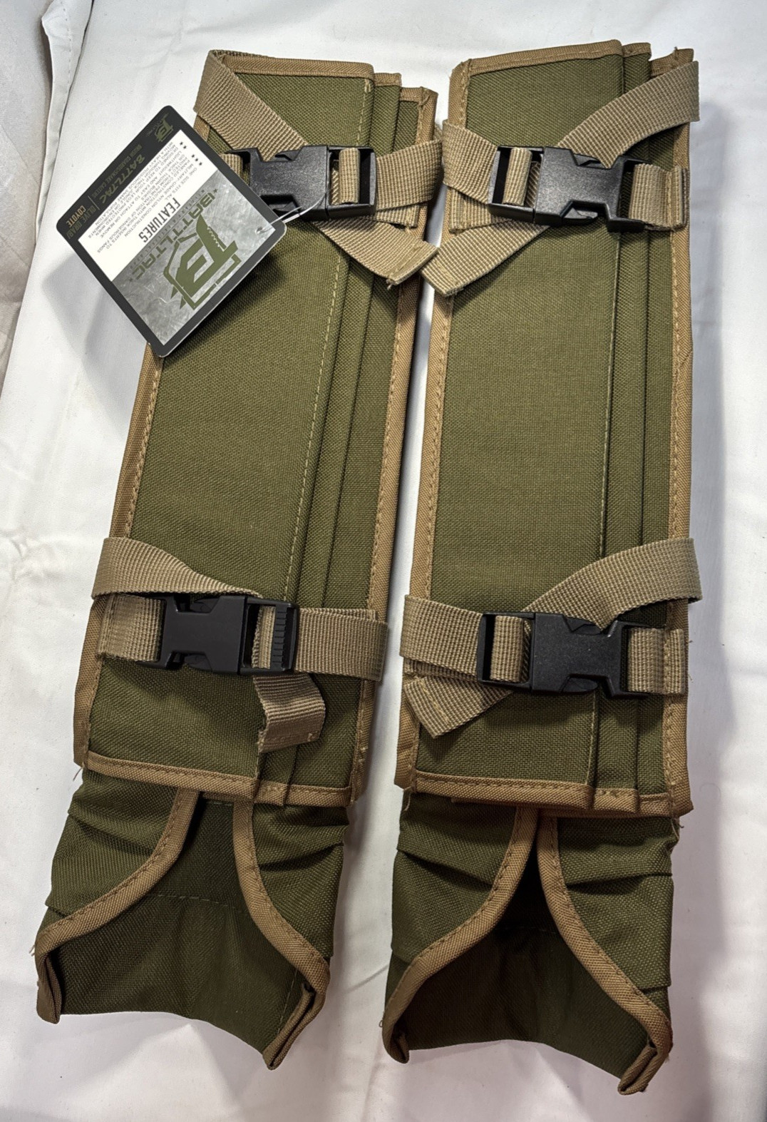 Battltac Snake Gaiters Leg Guards, Adjustable Snake Guards, One size fits all