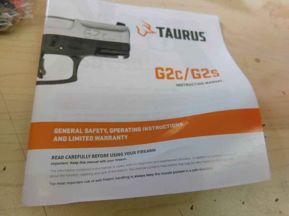 Taurus G2C -.40 Factory Box + STUFF