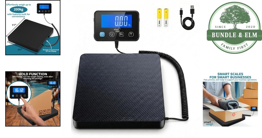 Versatile Postal Scale for Home or Office with Multiple Measurement Units
