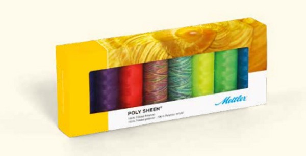 Mettler Poly Sheen Neon Thread Set by Mettler