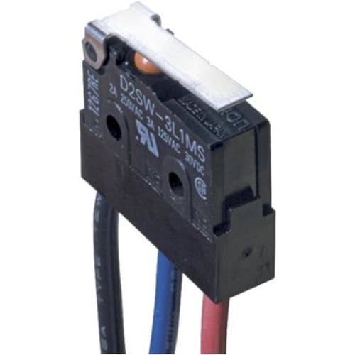 1pc OMRON ELECTRONIC COMPONENTS D2SW-3L1MS Switch, Hinge Lever, 3 A, 125 VA