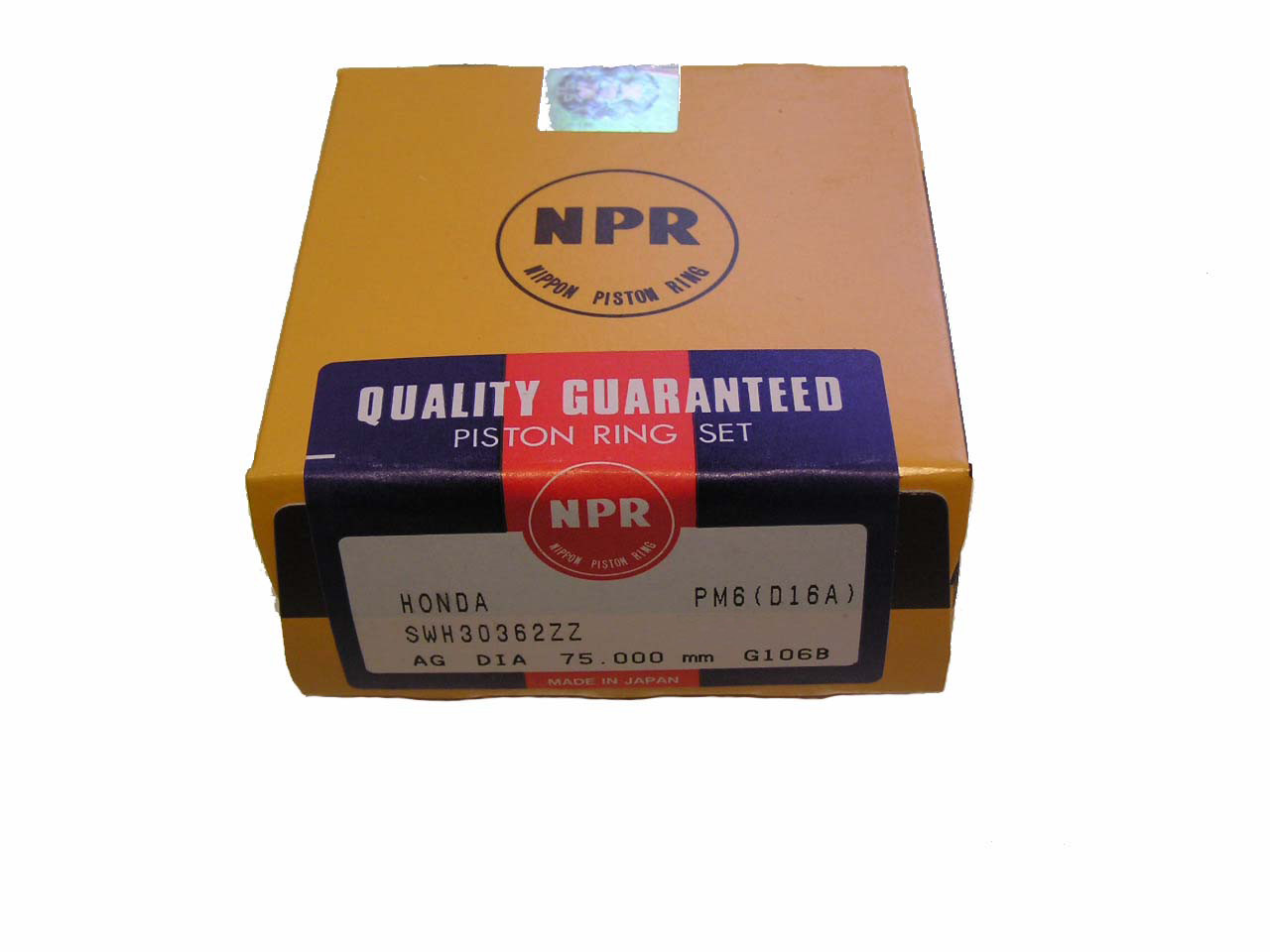 JDM HIGH COMPRESSION ZC P29 PISTONS CIVIC CRX D16 ZC RINGS D16Y STANDARD 75.0MM