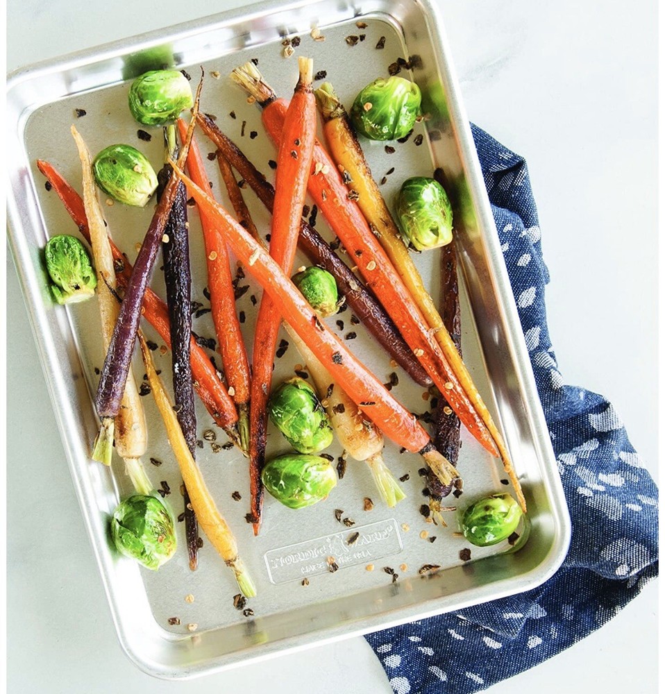 Nordic Ware, 4 Pk Mini Baking Quarter Multi-Purpose Sheets Grilling Serving Tray