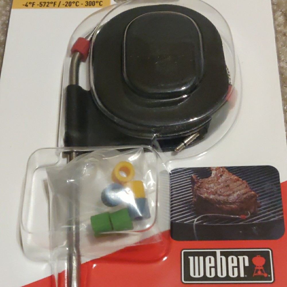 Weber Connect iGrill Meat Temperature Probe Grill Tool Thermometer BBQ Accessory