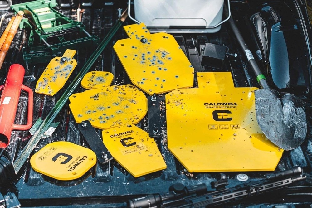 High Caliber Steel Shooting Plate