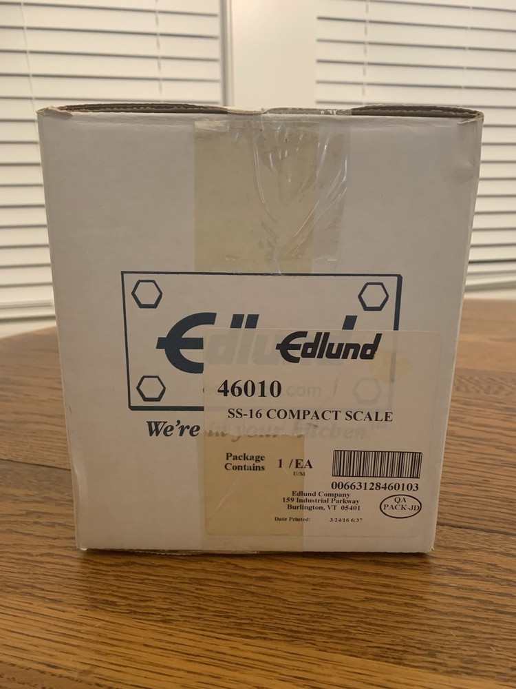 Edlund Stainless Steel Portion Control Scale Model SS-16