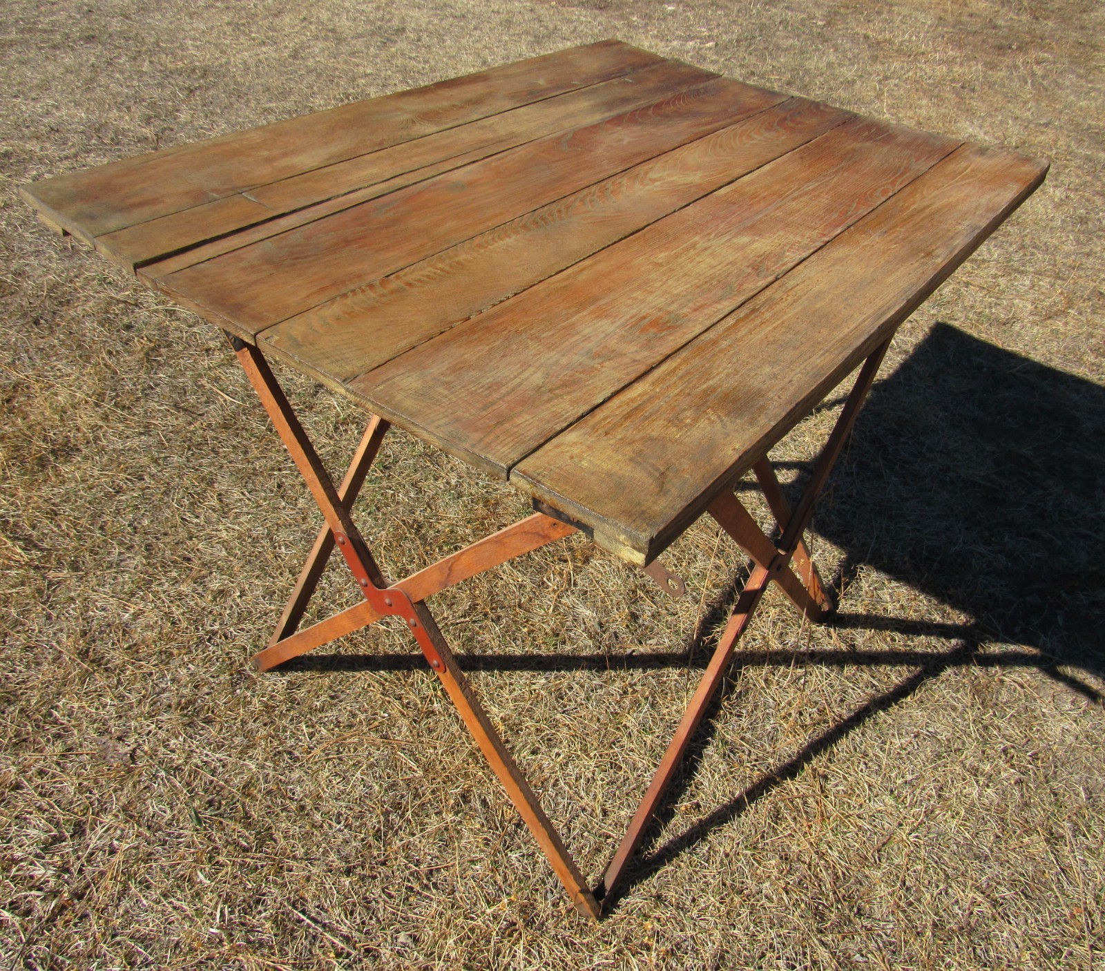 Civil War Original Officers Campaign Folding Mess Table 1860s