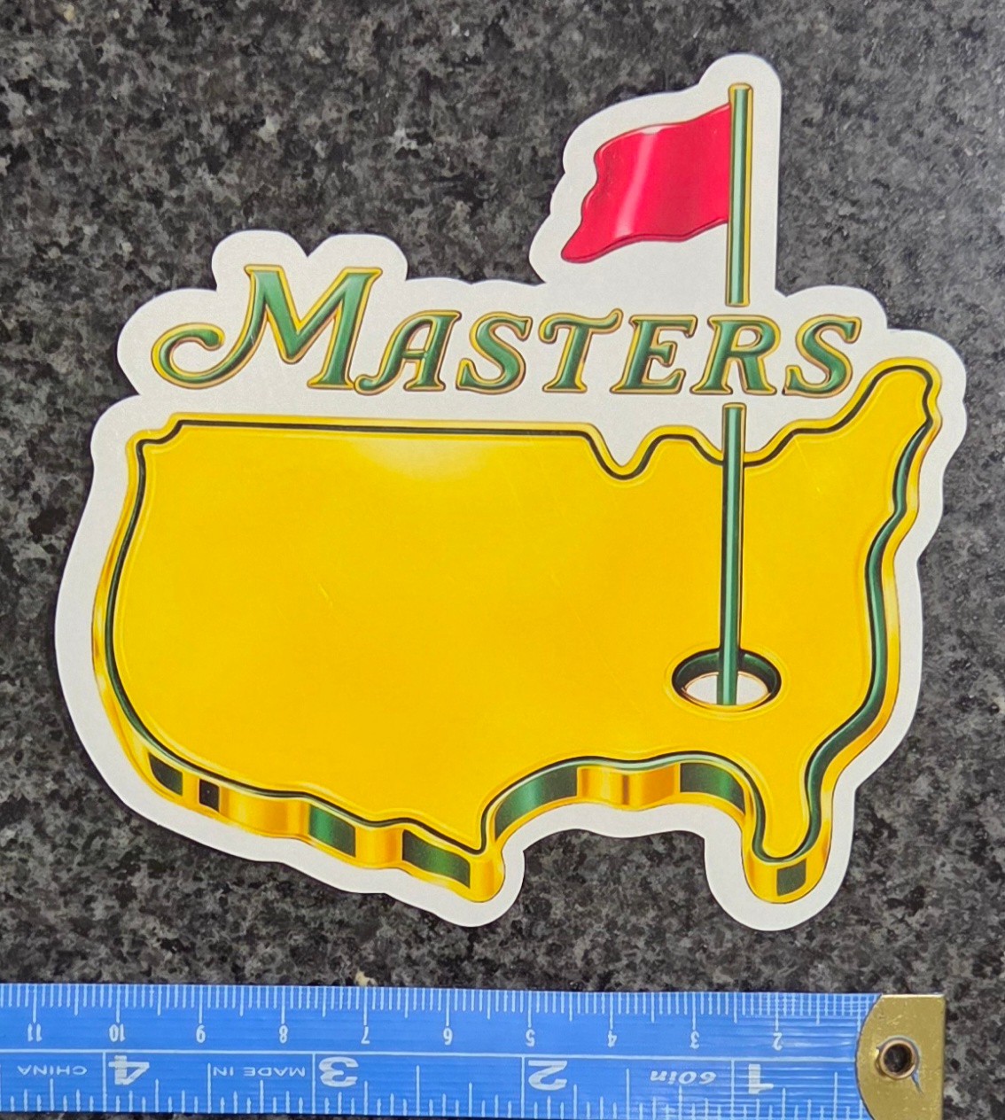 The Masters Tournament Golf Decal Vinyl Sticker Water Resistant UV Laminated