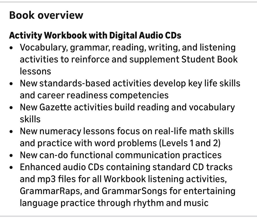 Side by Side Plus1 Activity Workbook with Audio practice.Molinsky/Bliss‼️3BOOKS