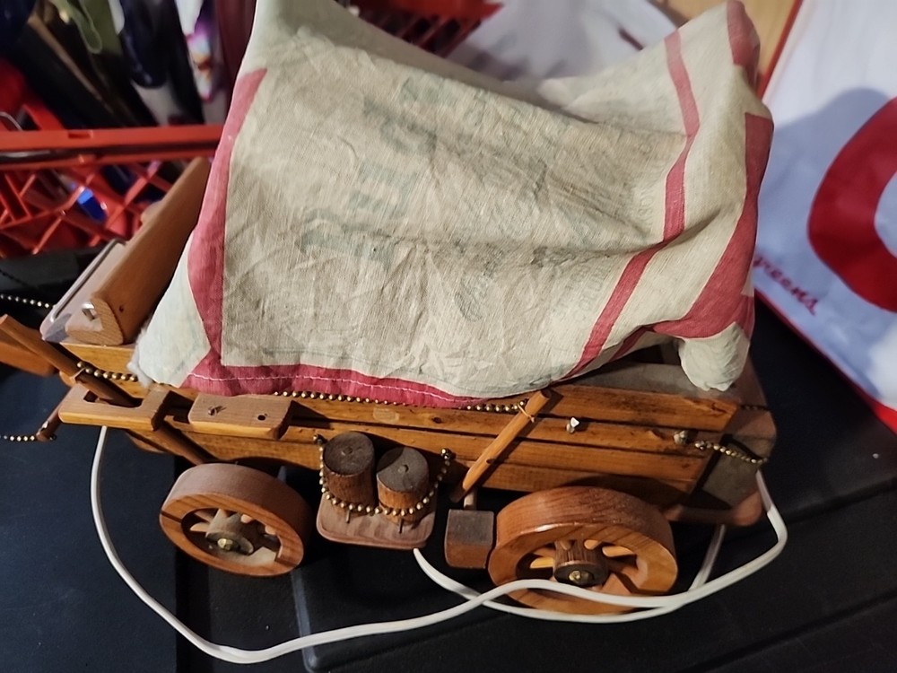 Budweiser Wagon Light And Clock