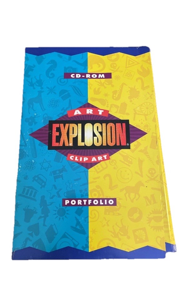 Art Explosion Clip Art Image Pack CD-ROM Portfolio 9 Discs Nova Development