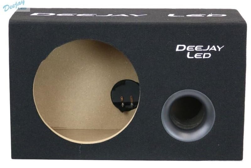DEEJAY LED Well-Made Single Empty Ported Car Speaker Box for 9-in Diameter...