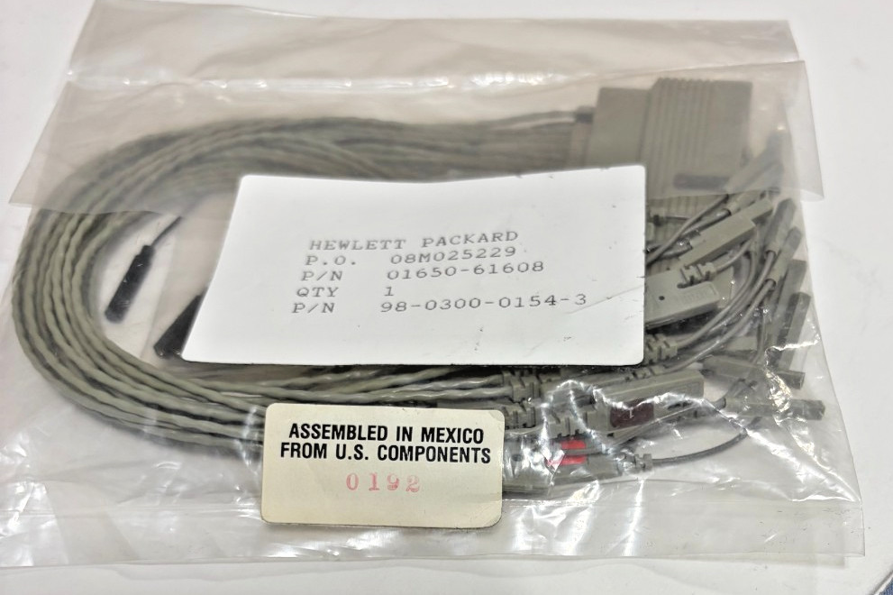 NEW HEWLETT PACKARD 01650-61608 LOGIC ANALIZER CABLE.